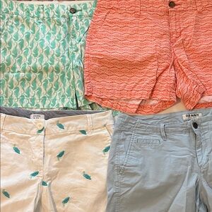 Bundle of 4 pairs of shorts